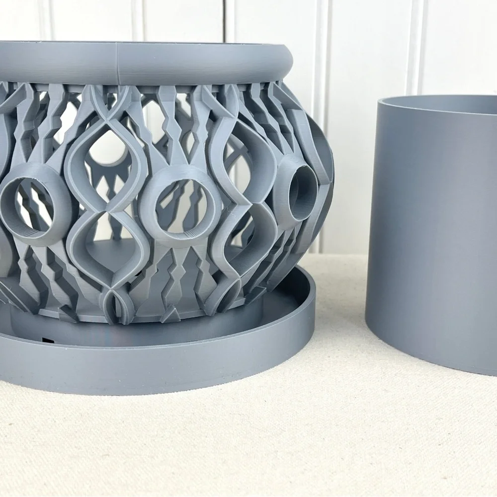 The Lyren Planter Pot & Orchid Pot Hybrid, Orchid Planter with Flower Pot - Picture 8 of 10